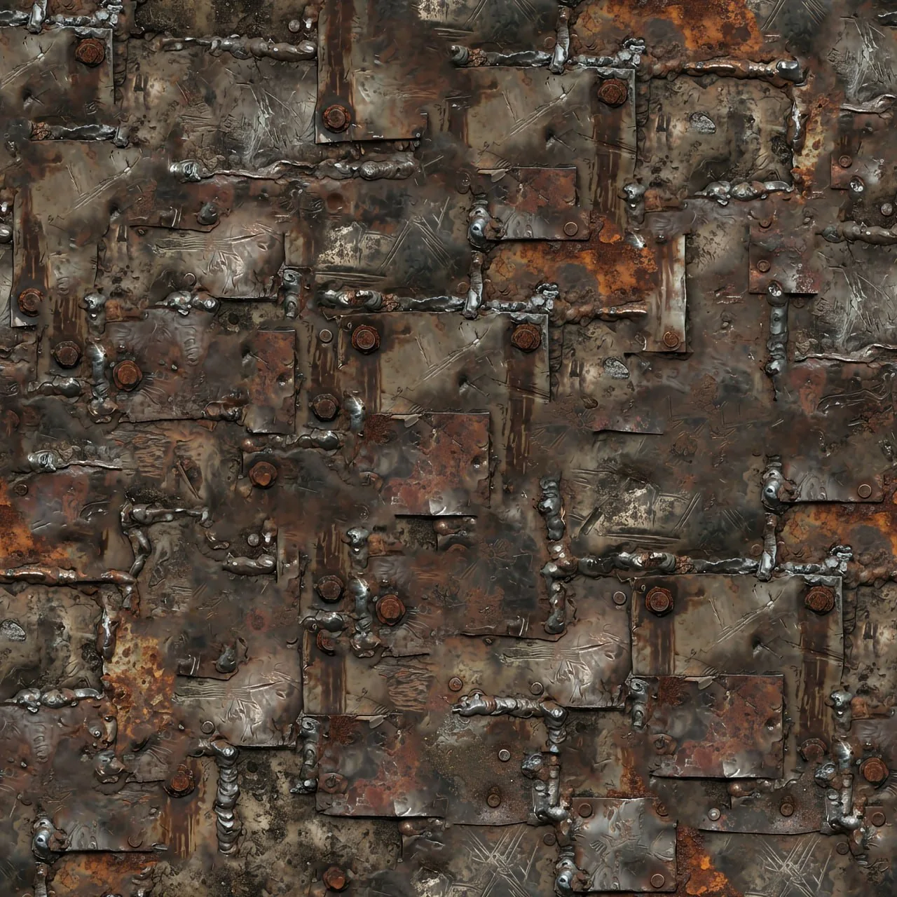 Metal Rust PBR Texture Pack #2  (8K Resolution, tileable) — PBR texture