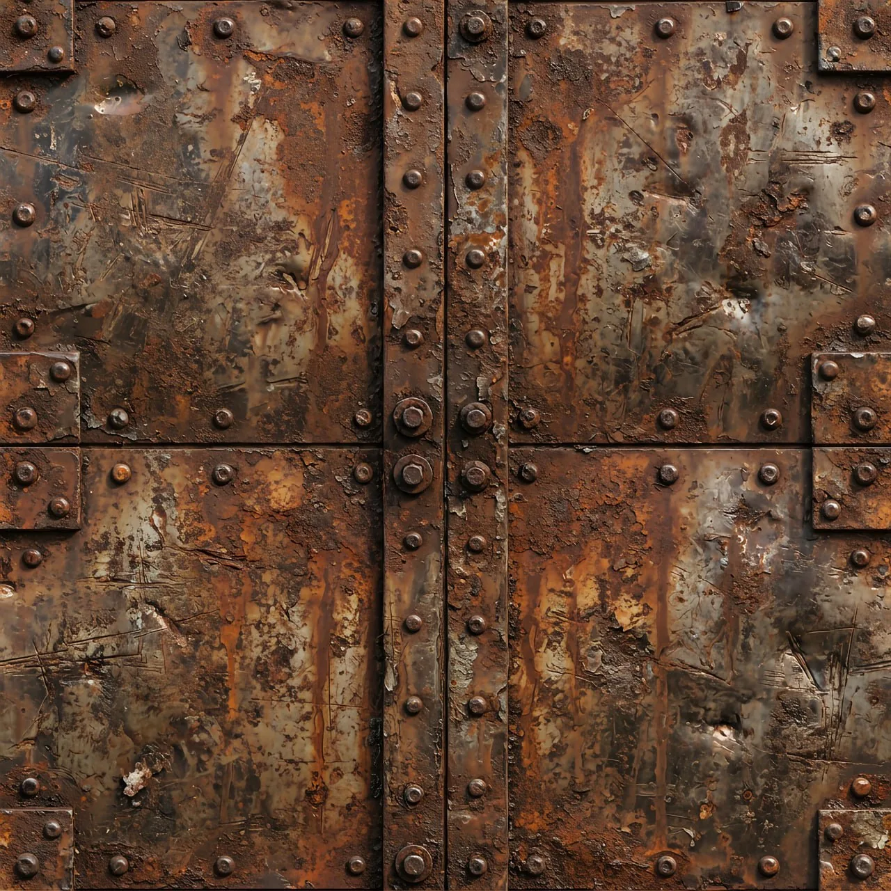 Metal Rust PBR Texture Pack №3  (8K Resolution, tileable) — PBR texture