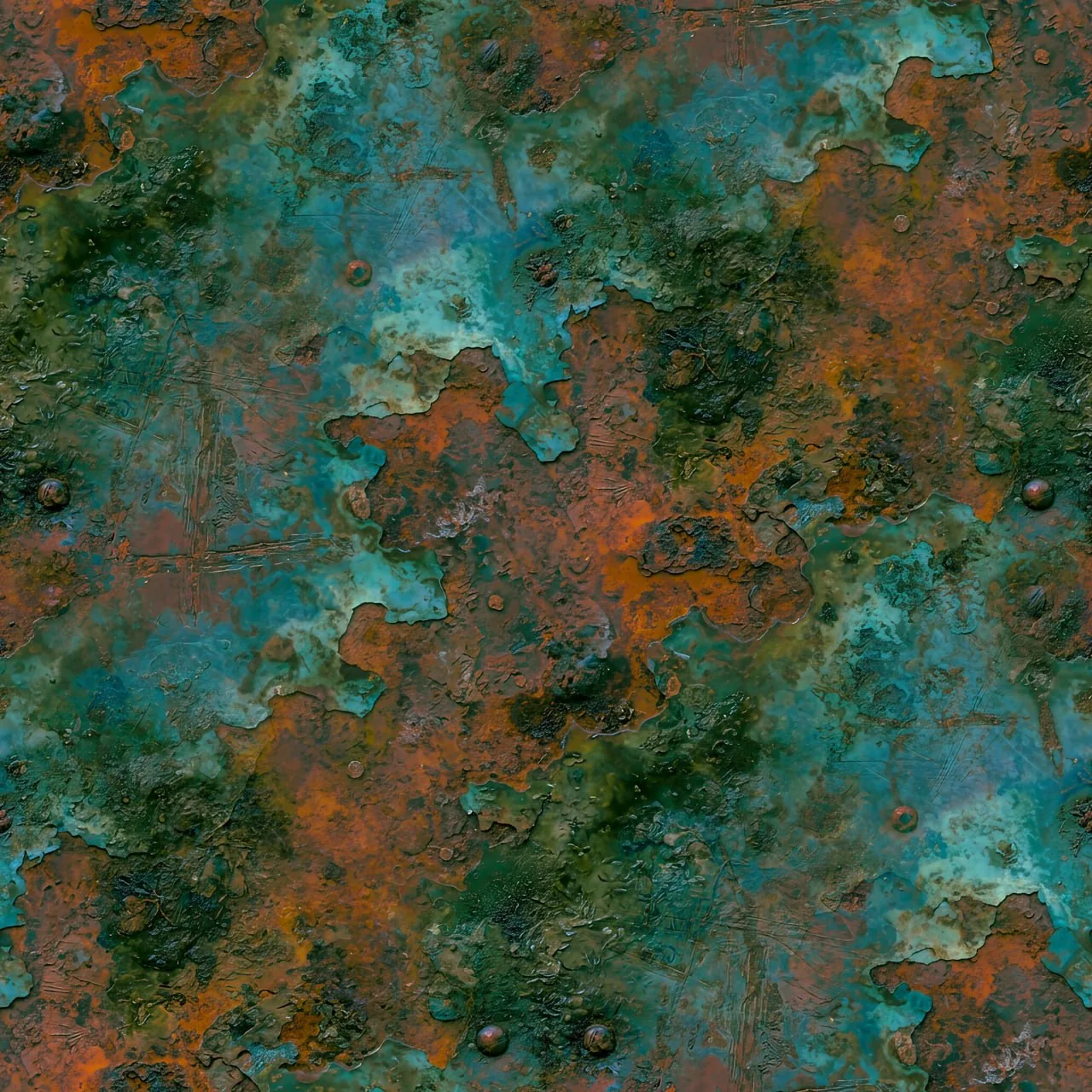 Metal Rust PBR Texture Pack №4  (8K Resolution, tileable) — PBR texture