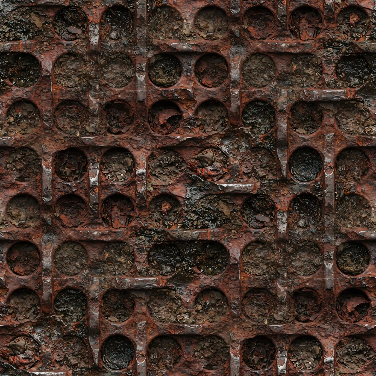 Metal Rust PBR Texture Pack №6  (8K Resolution, tileable) — PBR texture