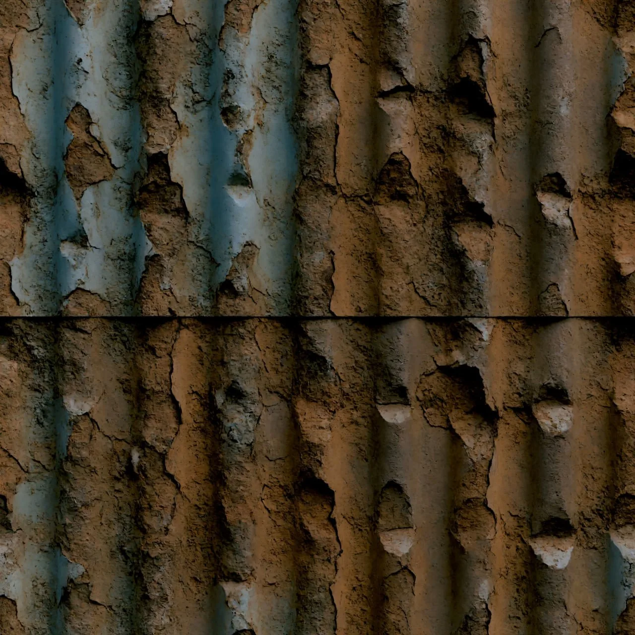 Metal Rust PBR Texture Pack №9  (8K Resolution, tileable) — PBR texture