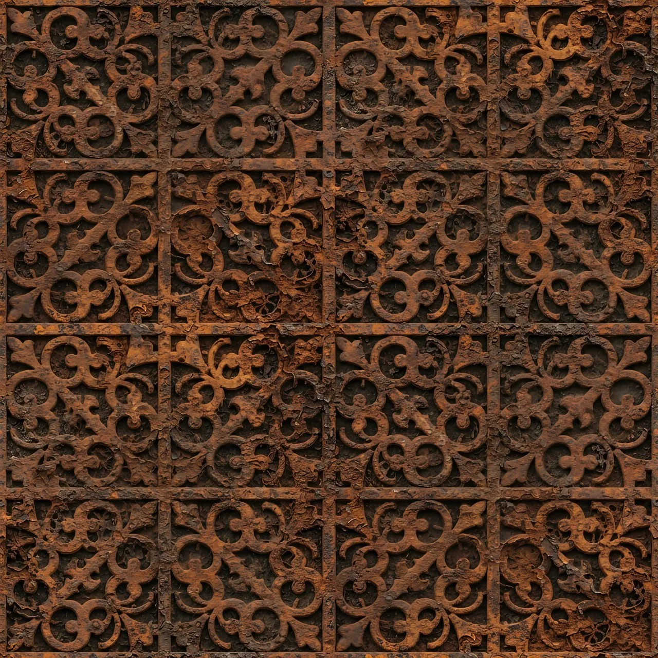 Metal Rust PBR Texture Pack №18  (8K Resolution, tileable) — PBR texture