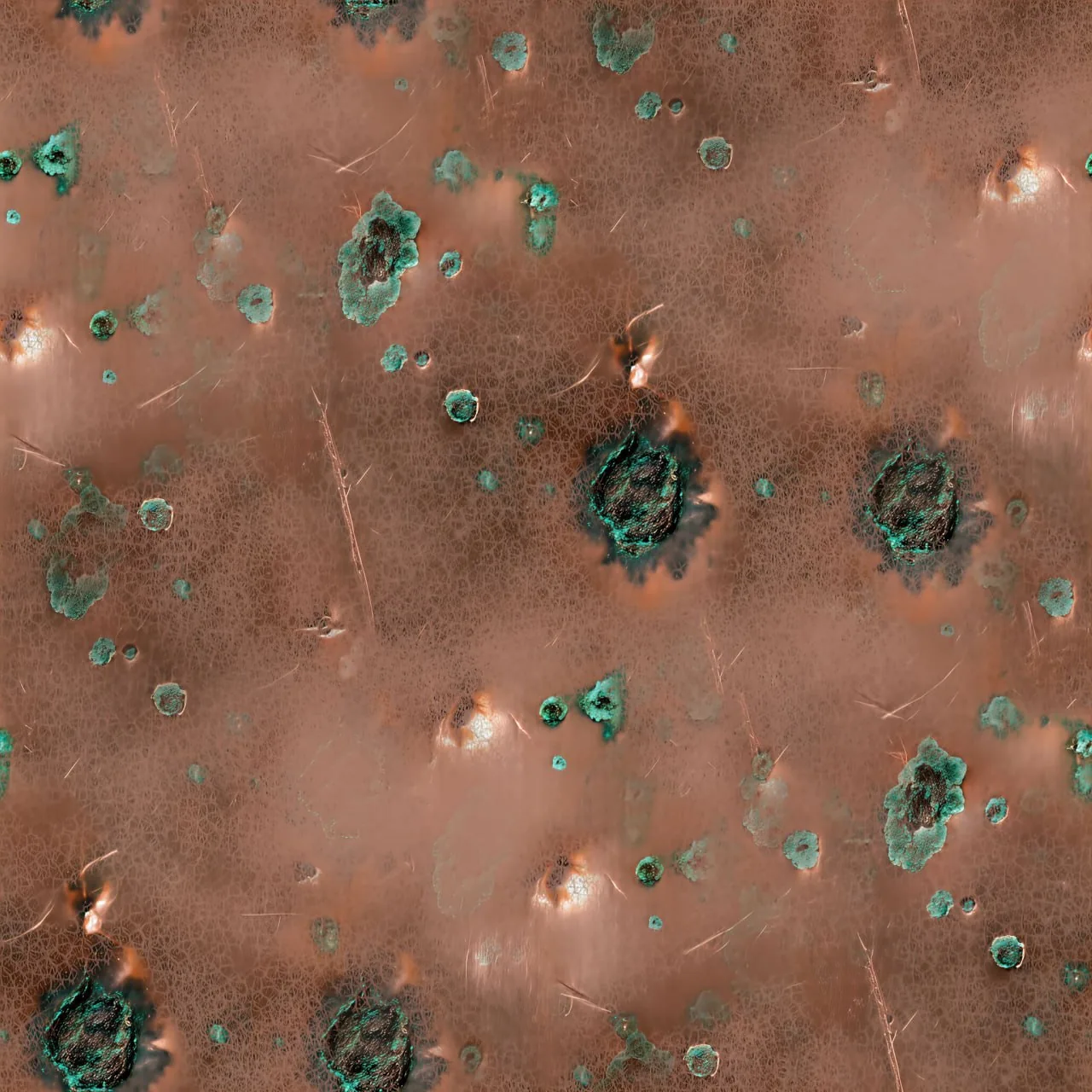 Copper Patina PBR Texture Pack №8  (8K Resolution, tileable) — PBR texture