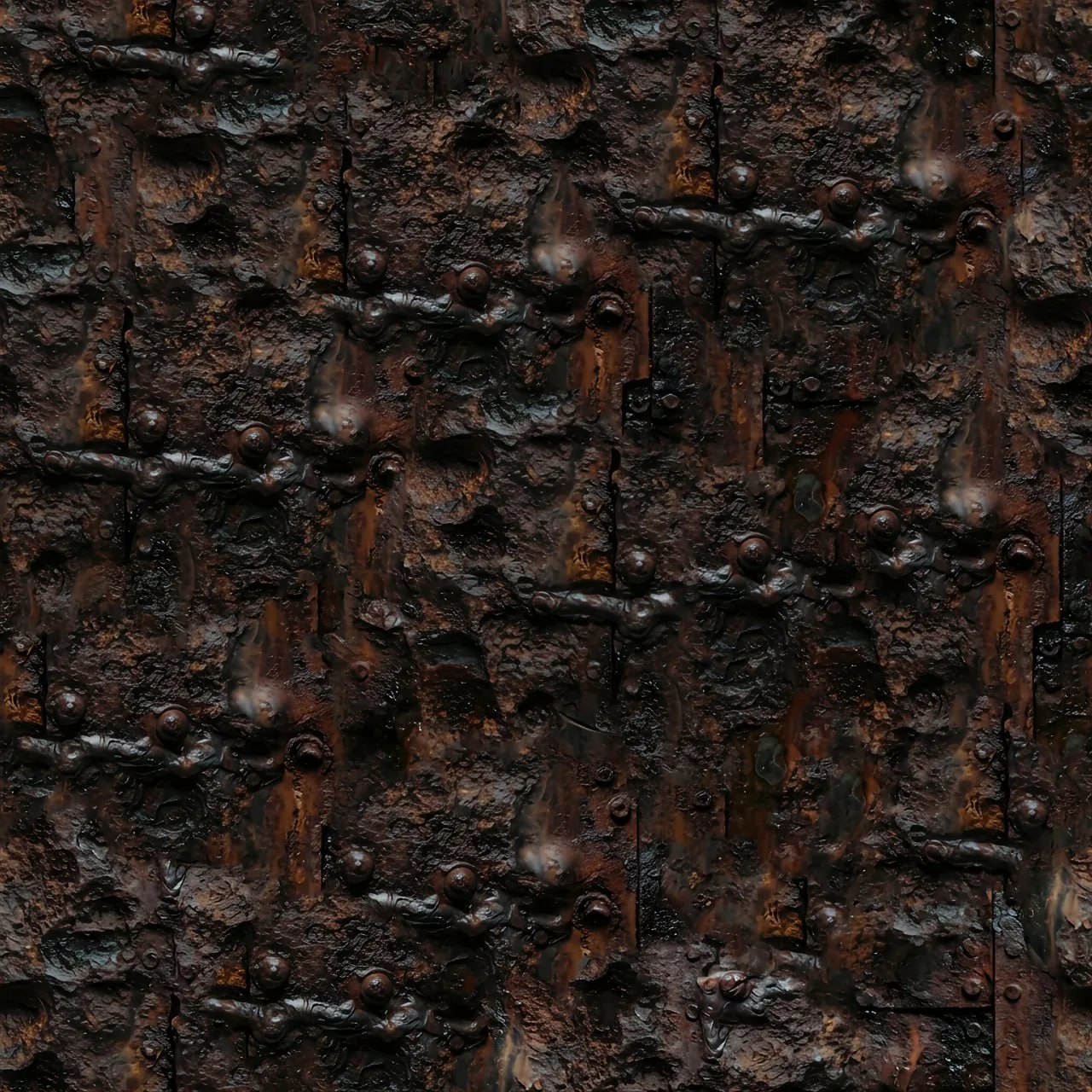 Metal Rust PBR Texture Pack №29  (8K Resolution, tileable) — PBR texture