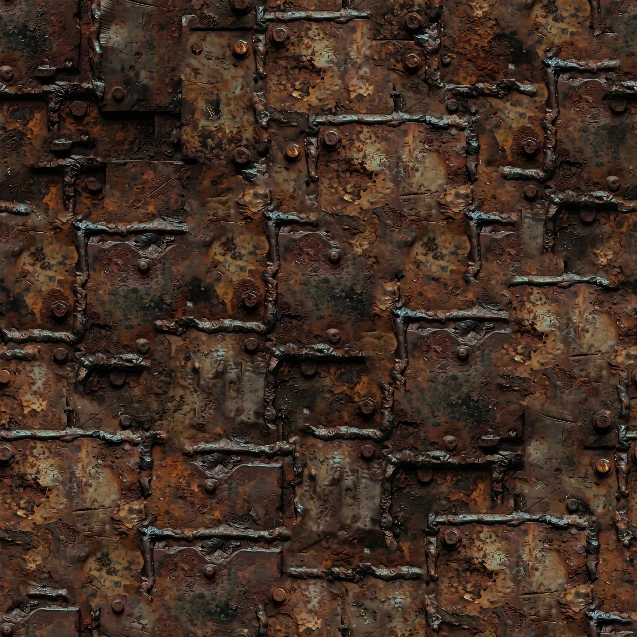 Metal Rust PBR Texture Pack №31  (8K Resolution, tileable) — PBR texture