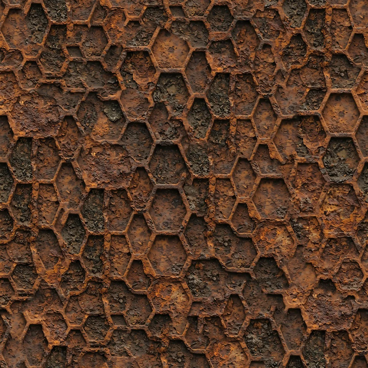 Metal Rust PBR Texture Pack №32  (8K Resolution, tileable) — PBR texture