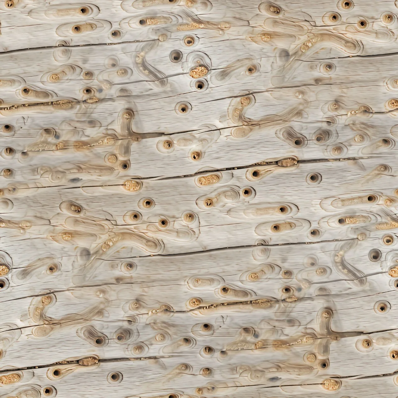 Worm-eaten Wood PBR Texture Pack №3  (8K Resolution, tileable) — PBR texture