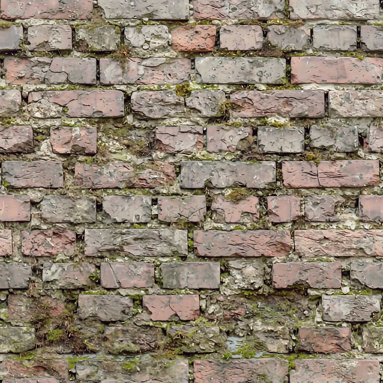 Brick PBR Texture Pack №13  (8K Resolution, tileable) — PBR texture