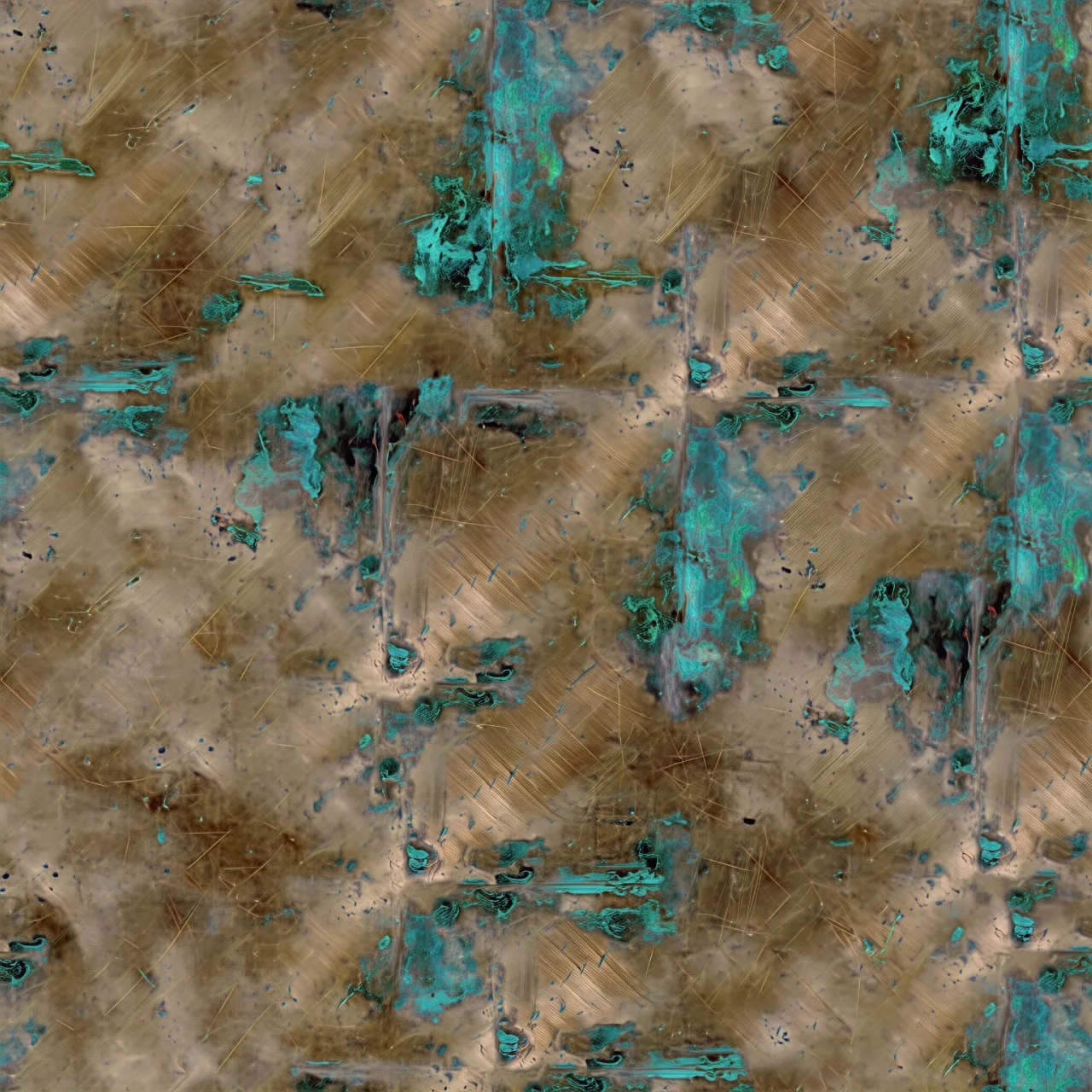 Copper Patina PBR Texture Pack №*  (8K Resolution, tileable) — PBR texture