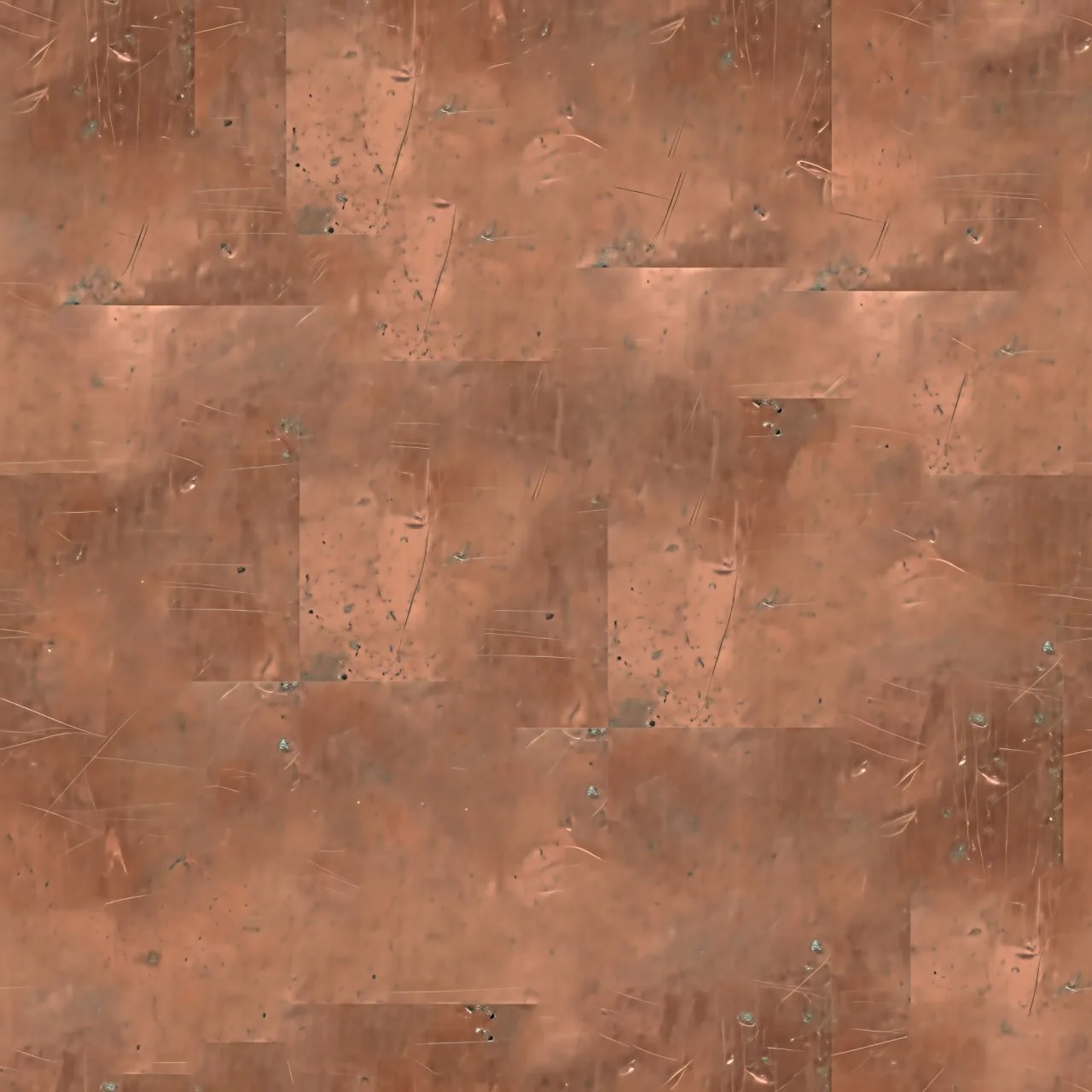Copper PBR Texture Pack №6  (8K Resolution, tileable) — PBR texture