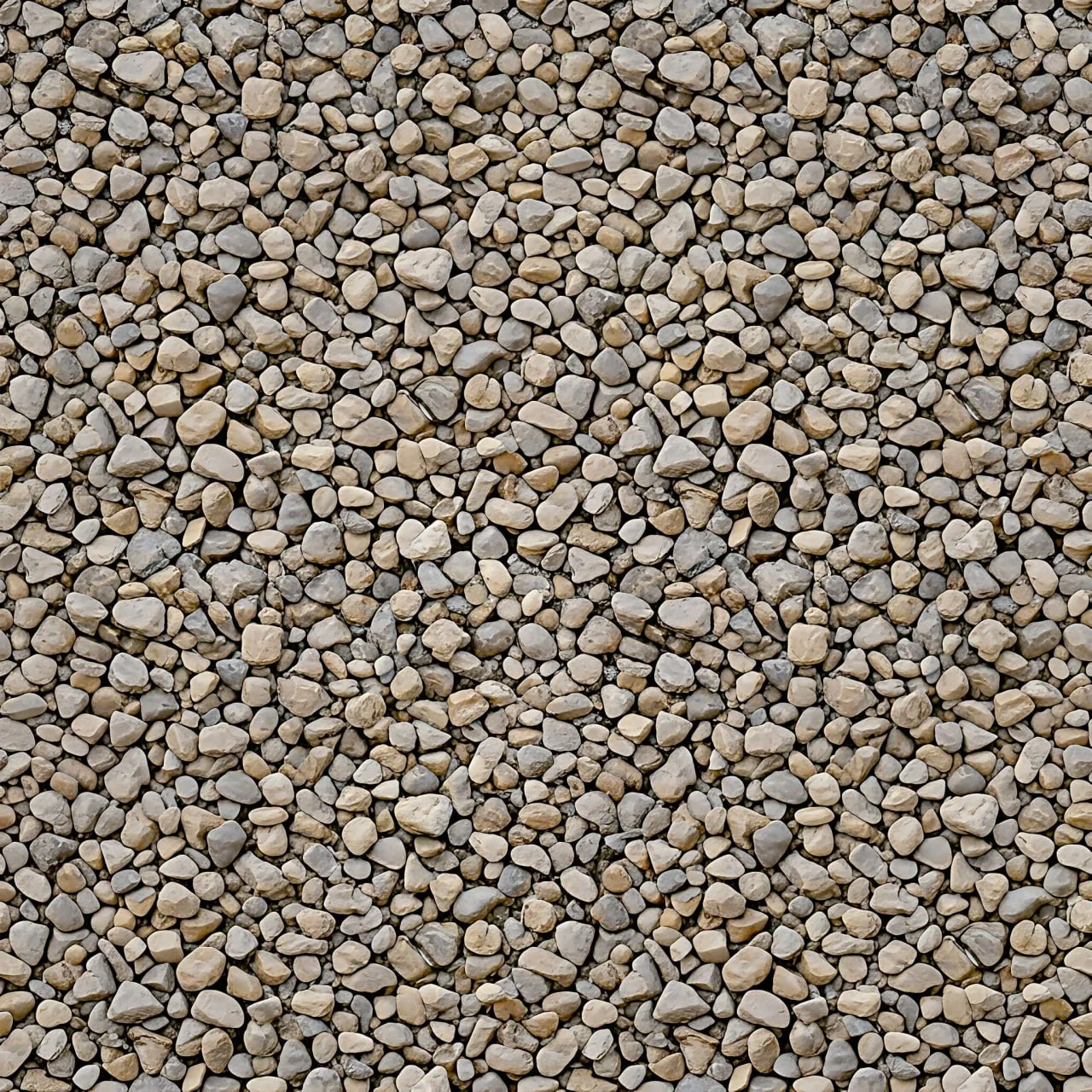Gravel PBR Texture Pack №2  (8K Resolution, tileable) — PBR texture