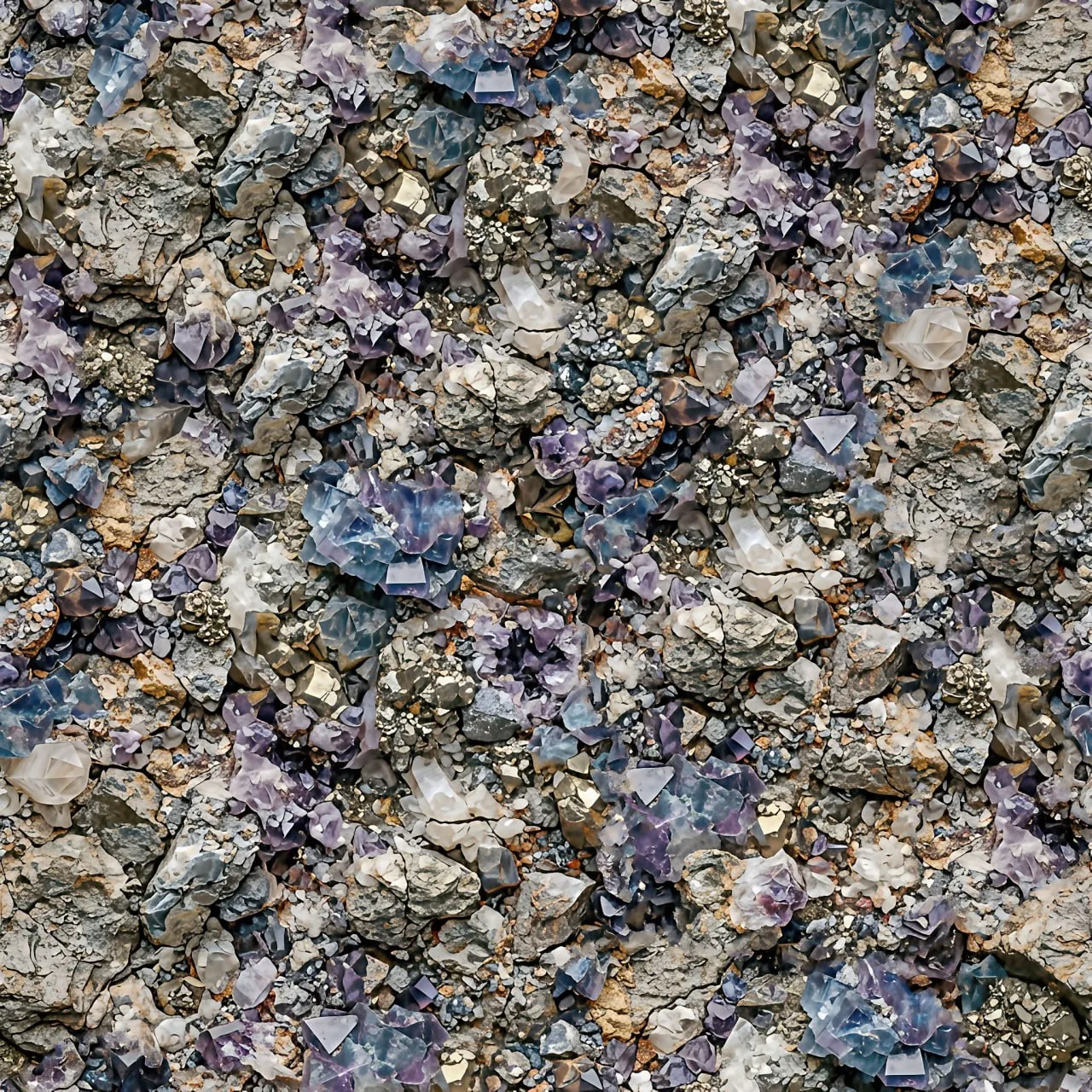 Mineral PBR Texture Pack №3  (8K Resolution, tileable) — PBR texture